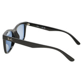 レイバン アジアンフィット ウェイファーラー ウェリントン サングラス RB4391D ブラック ブルー プラスチック メンズ Ray-Ban 【中古】